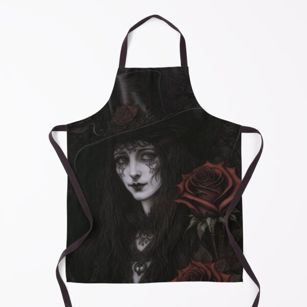 Item preview, Vintage Classic Gothic Girl Roses designed and sold by TheDarkWardrobe.