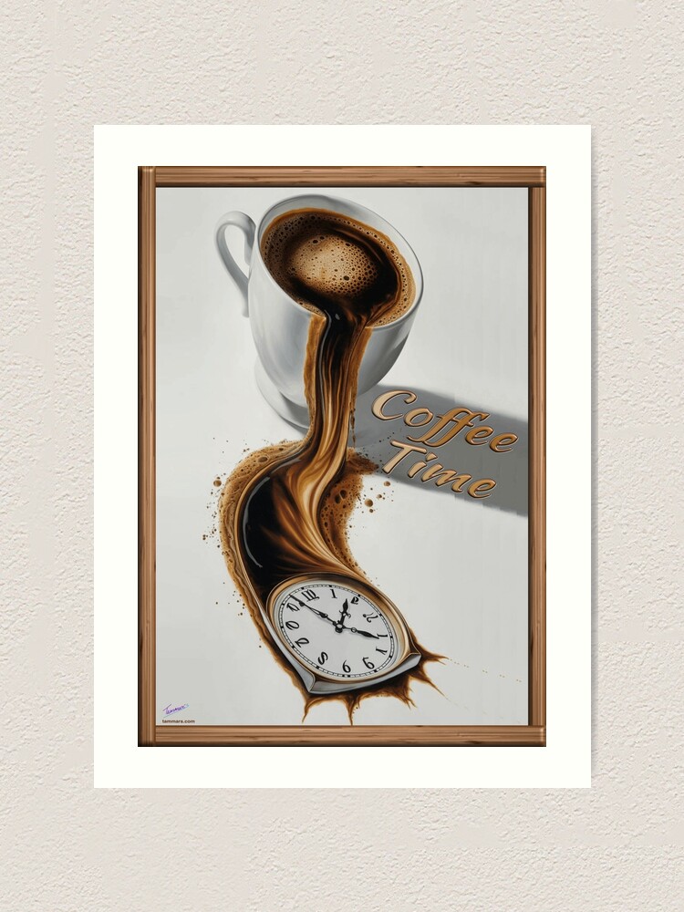 Coffee Time | Salvador Dali Inspired | Surrealism | Coffee