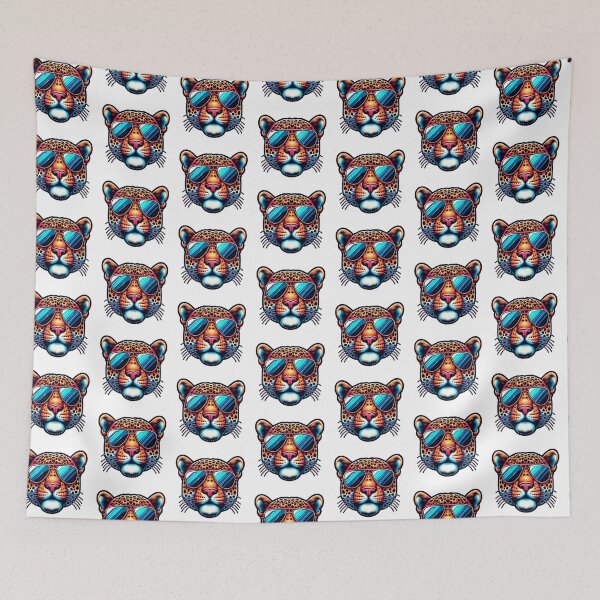 Item preview, Jaguar Wearing Sunglasses designed and sold by TheAnimalZ00.