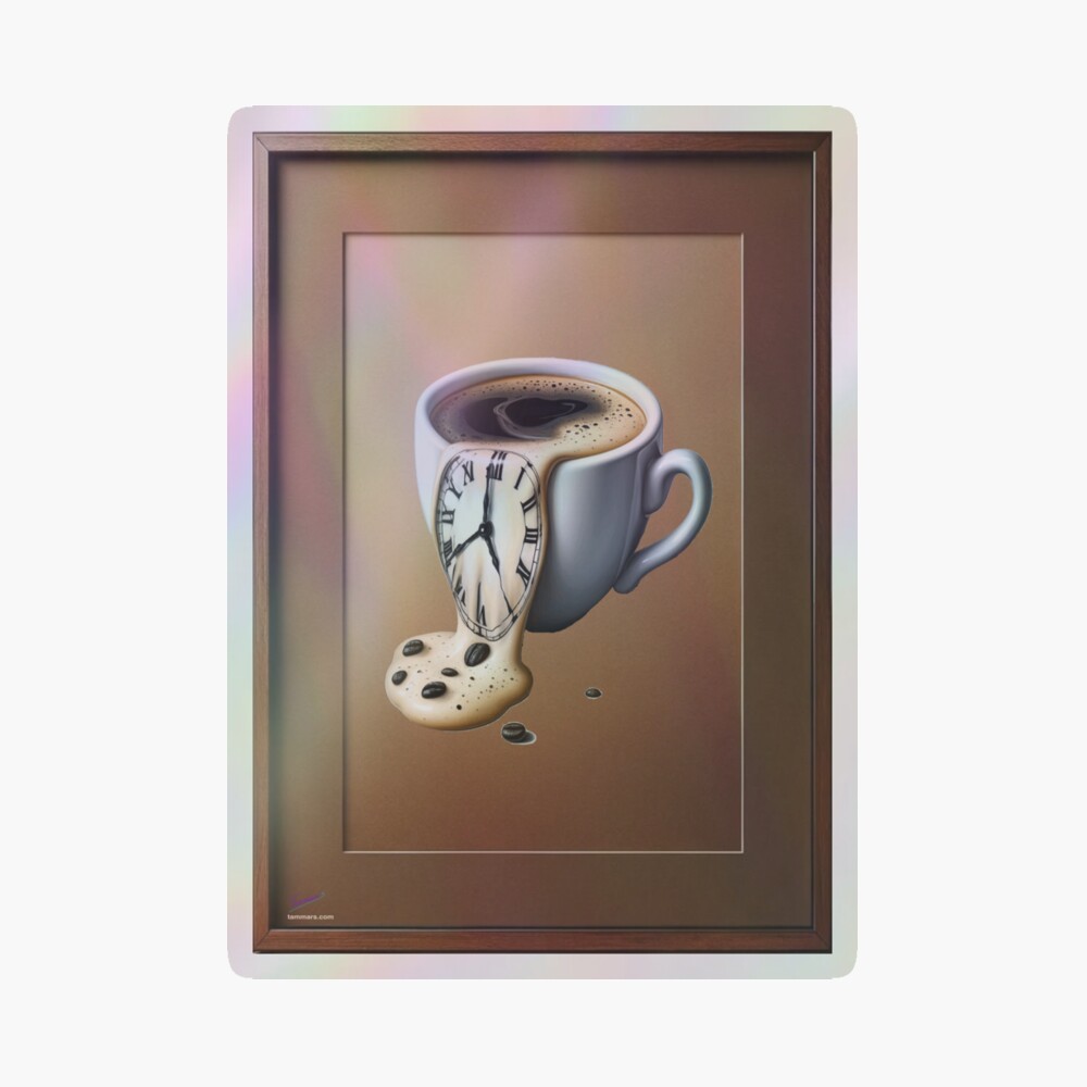 油彩画　coffee time cposter,large,square_product,