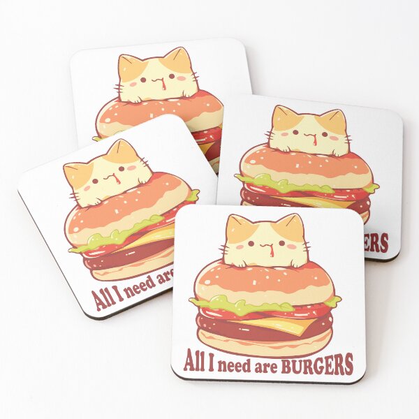 Item preview, Cat All I need are burgers designed and sold by myanko.
