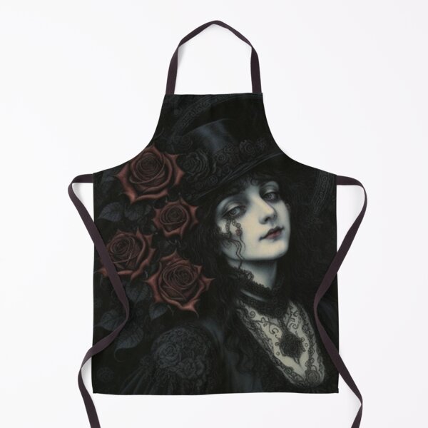 Item preview, Vintage Classic Gothic Girl Roses designed and sold by TheDarkWardrobe.