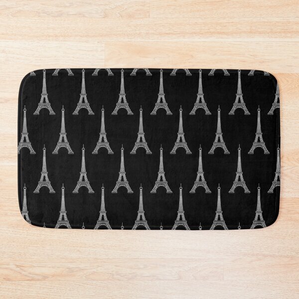 Item preview, Black and White Eiffel Tower Souvenir Pattern. France Symbol Print designed and sold by AnnaVioletStore.