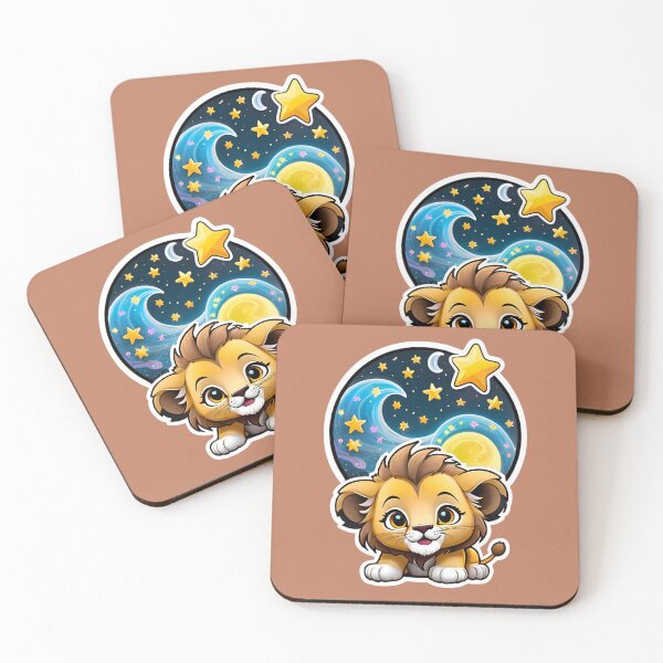 Item preview, Cute Baby Lion Starry Night designed and sold by TheArtOfPat.