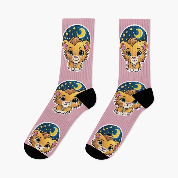 Item preview, Cute Baby Lion Starry Night designed and sold by TheArtOfPat.
