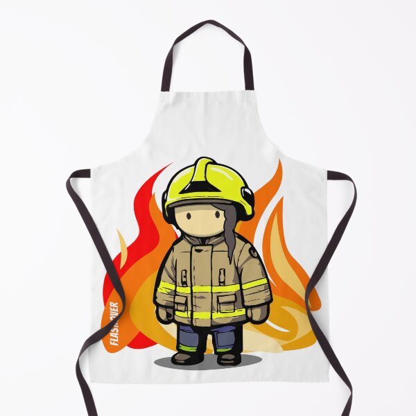 Item preview, Urban Firefighter Female - Large Design (Dark Hair) designed and sold by Flashover.