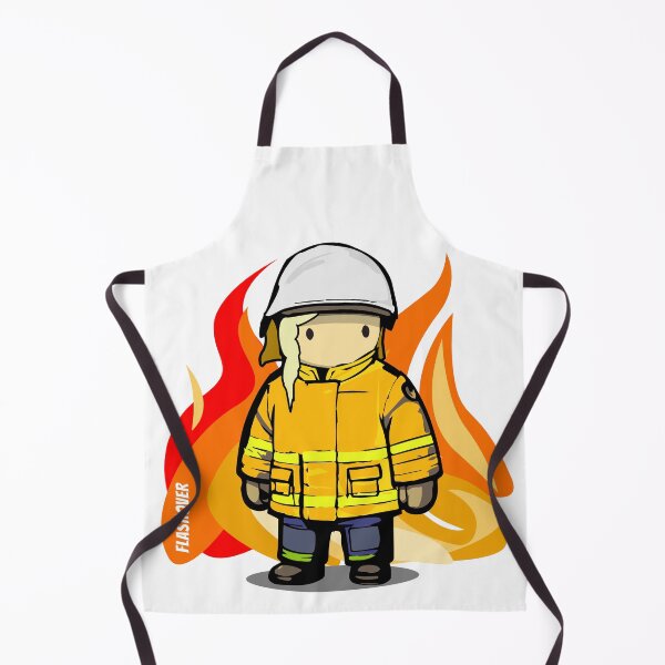Item preview, Rural Firefighter Female - Large Design (Light Hair) designed and sold by Flashover.