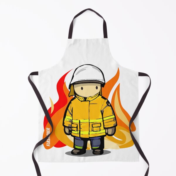 Item preview, Rural Firefighter Male - Large Design (White Helmet) designed and sold by Flashover.