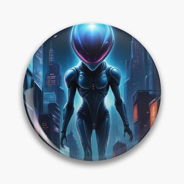 Item preview, Scary UFO, Alien Invasion, Futuristic City, Sci Fi Collection! designed and sold by lonelymoony.