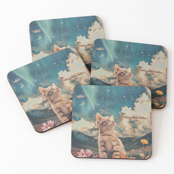 Item preview, Vintage Cute Cat Kitten Art Inspirational Adorable designed and sold by LVTFCOarts.
