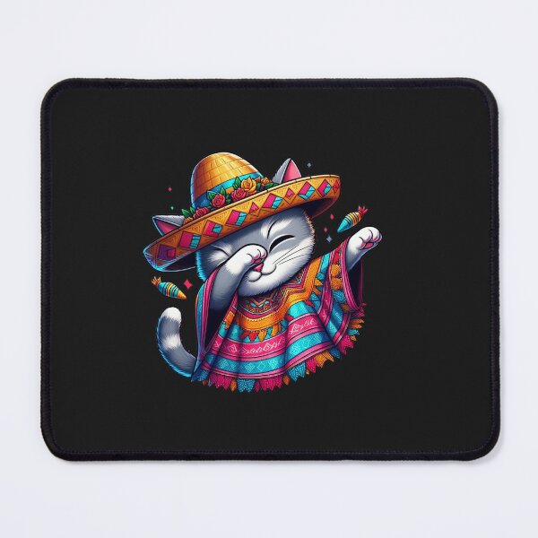 Item preview, Funny dabbing Mexican Cat Poncho 2024, Cinco De Mayo Party designed and sold by ArtByKatti.