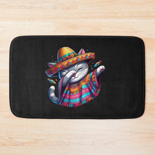 Item preview, Funny dabbing Mexican Cat Poncho 2024, Cinco De Mayo Party designed and sold by ArtByKatti.
