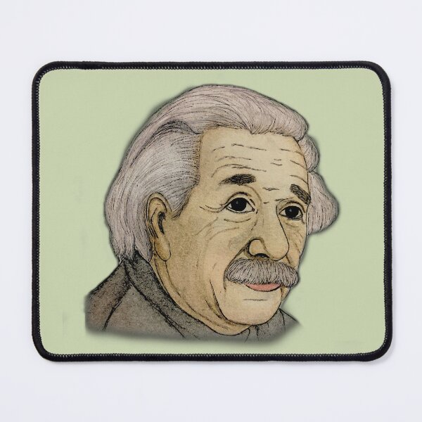 Item preview, Einstein art portrait designed and sold by Hueyhuesart.