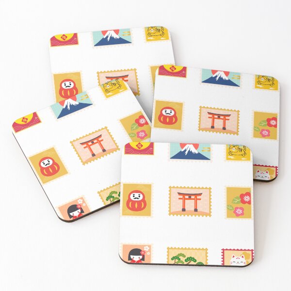 Item preview, Japan Stamp Style Sheet 2 designed and sold by socialarmour.