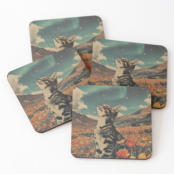 Item preview, Funny Cute Vintage Art Inspirational Cat Kitten Art designed and sold by LVTFCOarts.