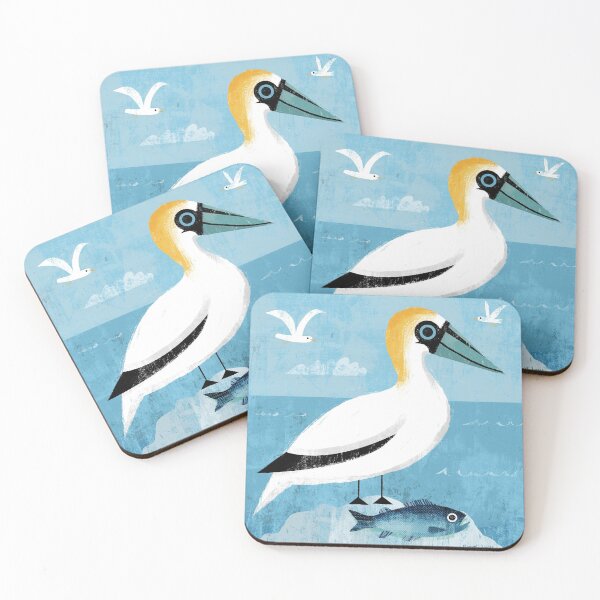 Item preview, Gannet and fish designed and sold by gklucas.