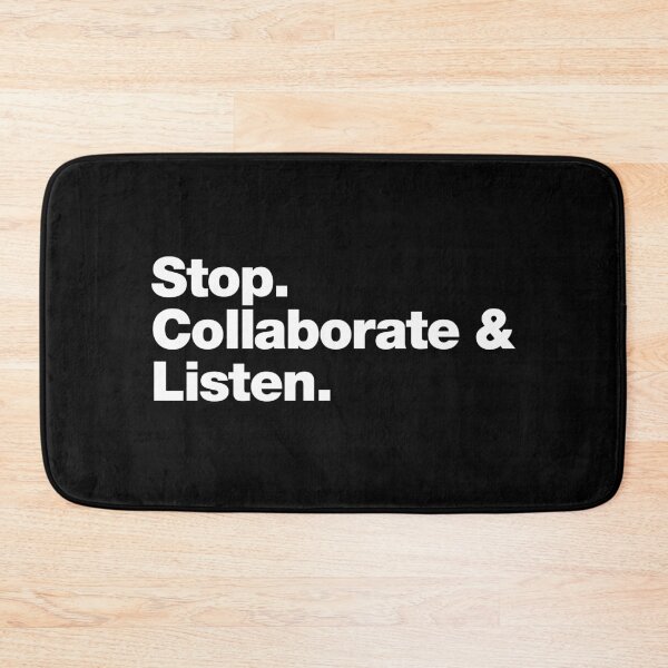 Item preview, Stop. Collaborate and Listen. designed and sold by chestify.