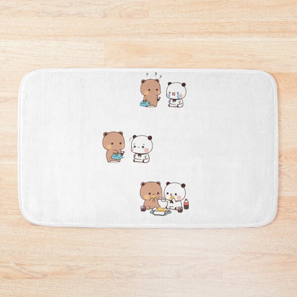 Aperçu de l'œuvre Bubu Dudu Panda et couple d'ours brownie 2024 créée et vendue par BlueSkylineArts.