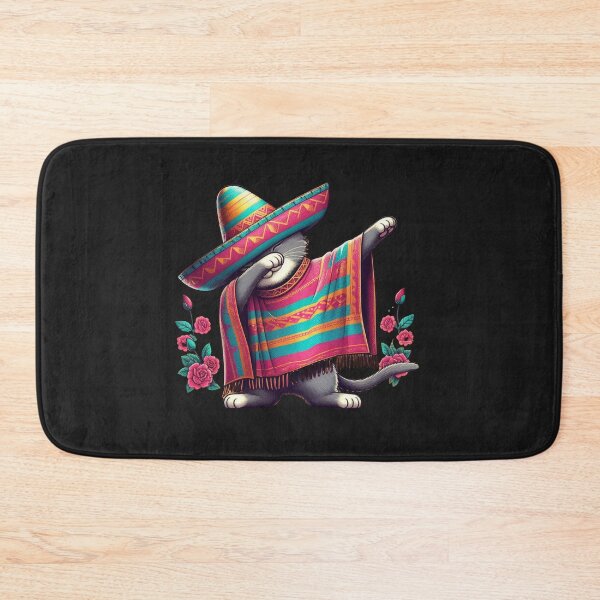 Item preview, Funny dabbing Mexican Cat Poncho, Cinco De Mayo Party 2024 designed and sold by ArtByKatti.