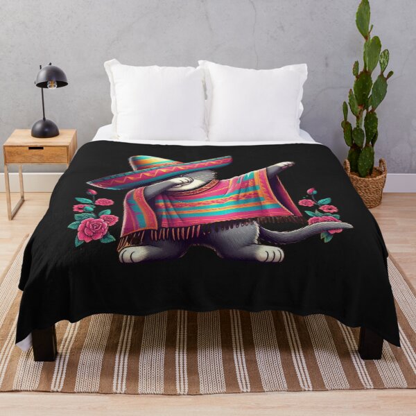 Item preview, Funny dabbing Mexican Cat Poncho, Cinco De Mayo Party 2024 designed and sold by ArtByKatti.