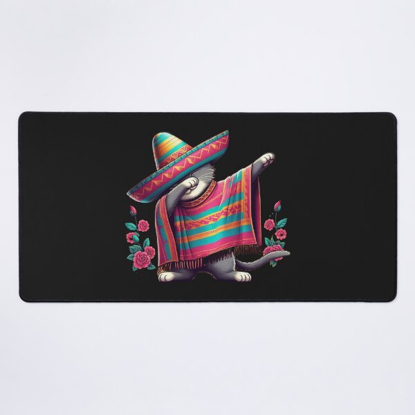 Item preview, Funny dabbing Mexican Cat Poncho, Cinco De Mayo Party 2024 designed and sold by ArtByKatti.