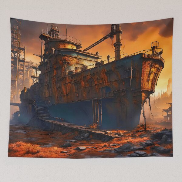 Item preview, Forgotten ship full of rust designed and sold by Marcu Ioachim.