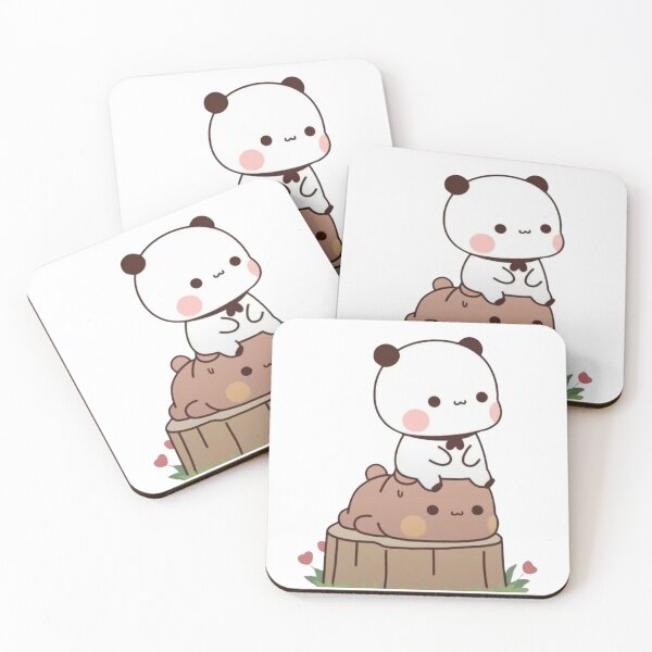 Item preview, Bubu Dudu Panda And Brownie Bear Couple 2024 designed and sold by BlueSkylineArts.