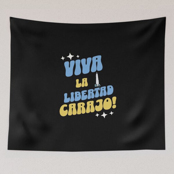 Item preview, Javier Milei viva la libertad carajo designed and sold by Printperium.