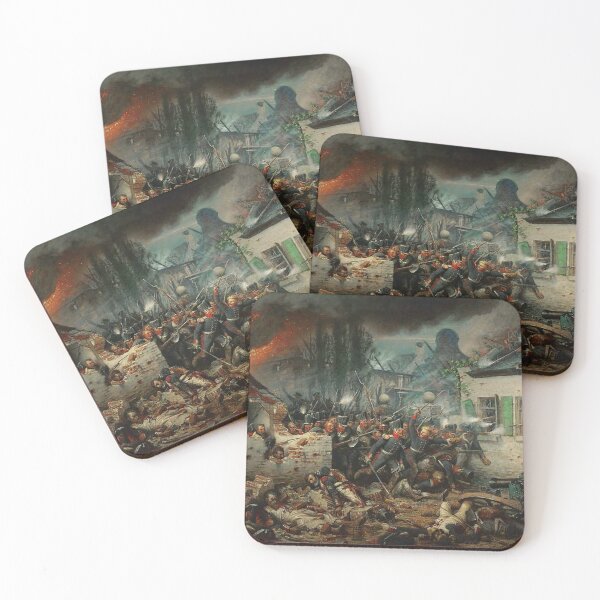 Item preview, Napoleonic Wars - The Prussians Attack Plancenoit - Battle of Waterloo - 1815 designed and sold by TheHappyK.