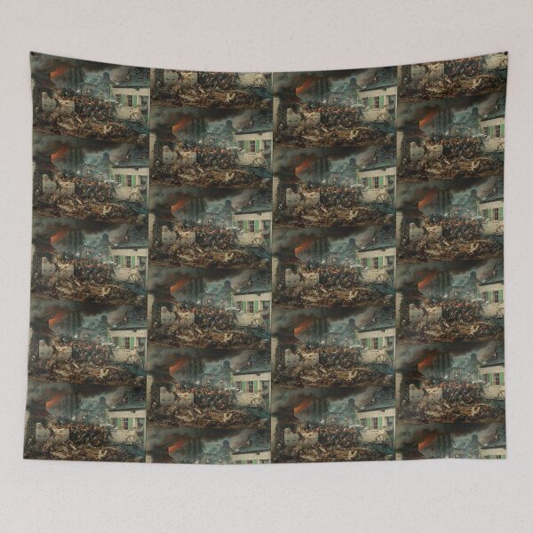 Item preview, Napoleonic Wars - The Prussians Attack Plancenoit - Battle of Waterloo - 1815 designed and sold by TheHappyK.