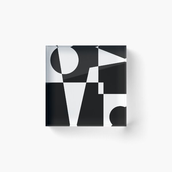 Item preview, Abstract Geometric Legion in Black & White designed and sold by Rob Colvin.