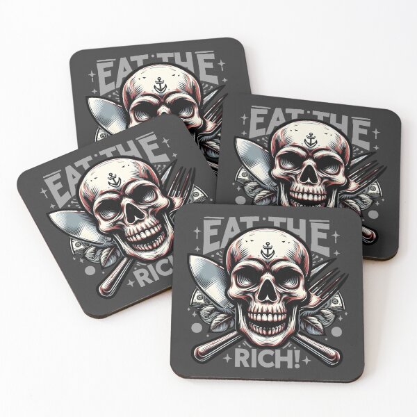 Item preview, EAT THE RICH: Starve the Elite designed and sold by SplashTastic.
