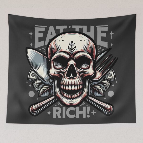 Item preview, EAT THE RICH: Starve the Elite designed and sold by SplashTastic.