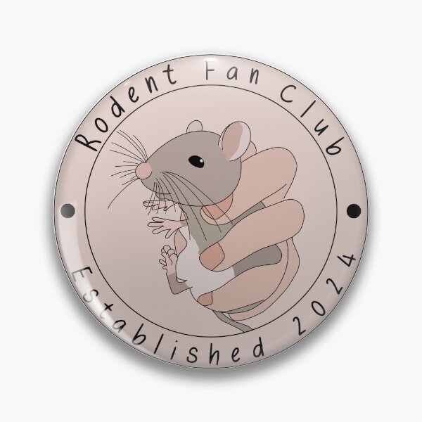 Item preview, Rodent fan club designed and sold by alittlebitmeg.