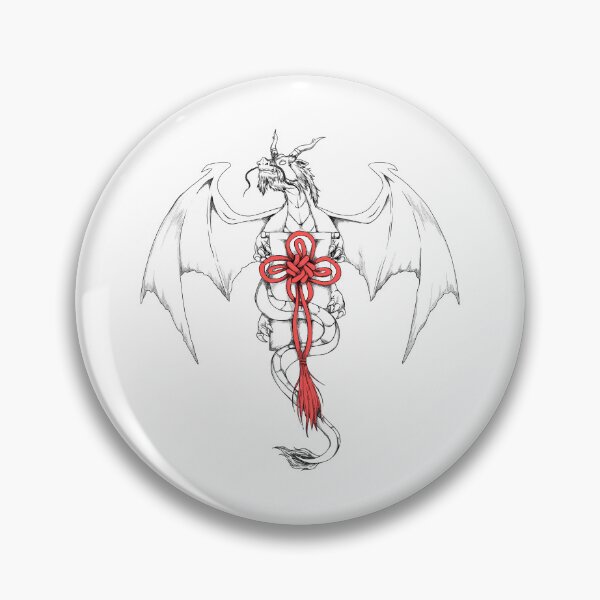 Item preview, Fire Dragon Chinese Knot designed and sold by NinjaKlee.