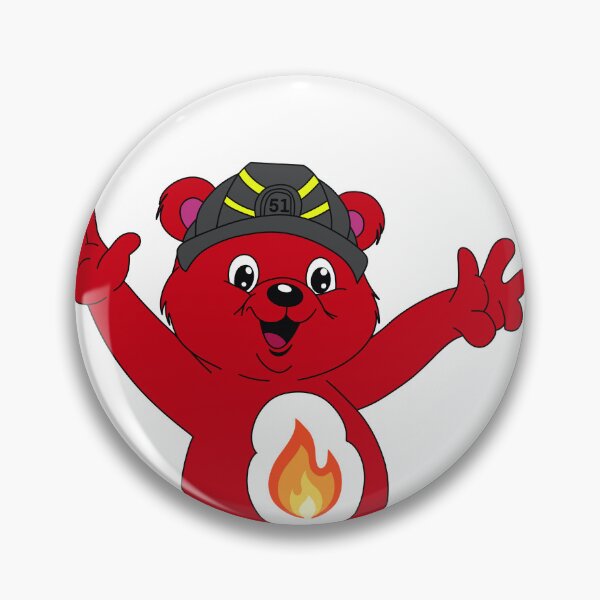 Item preview, Firefighter care bear station 51 designed and sold by AnnesCreatives.