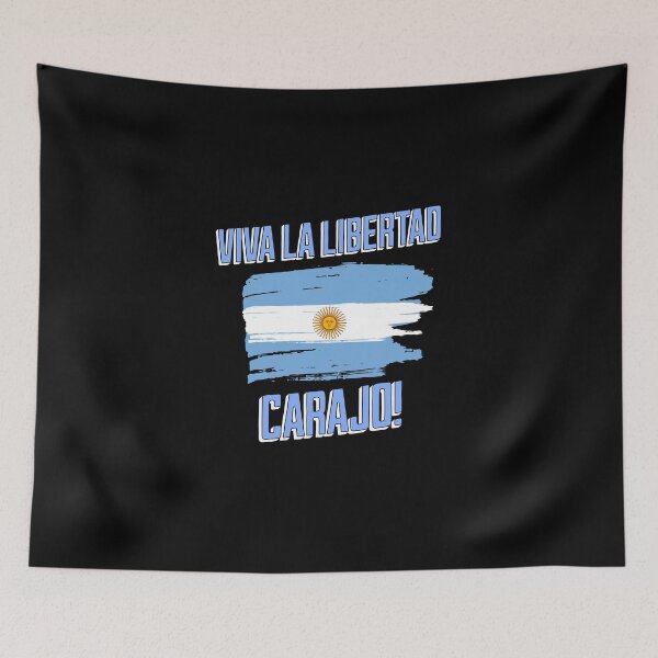 Item preview, Javier Milei viva la libertad carajo soccer designed and sold by Printperium.