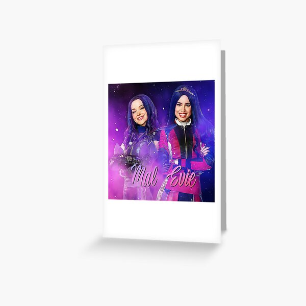 Mal and Evie - Descendants 3 Greeting Card
