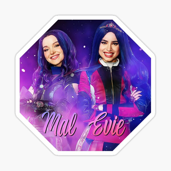 Vista previa del artículo con la obra «Mal y Evie - Descendientes 3», diseñado y vendido por Arte Enchanted.