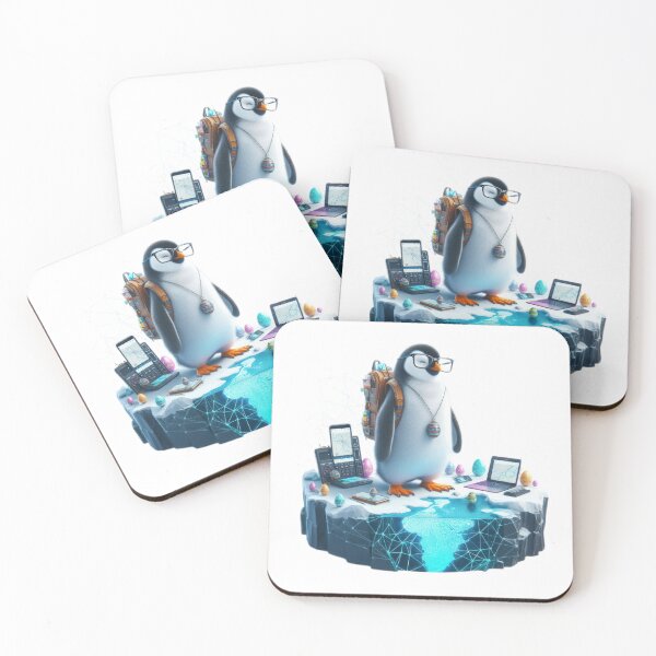 Item preview, penguin with internet  Easter Funny animals designed and sold by Expressions-Sel.