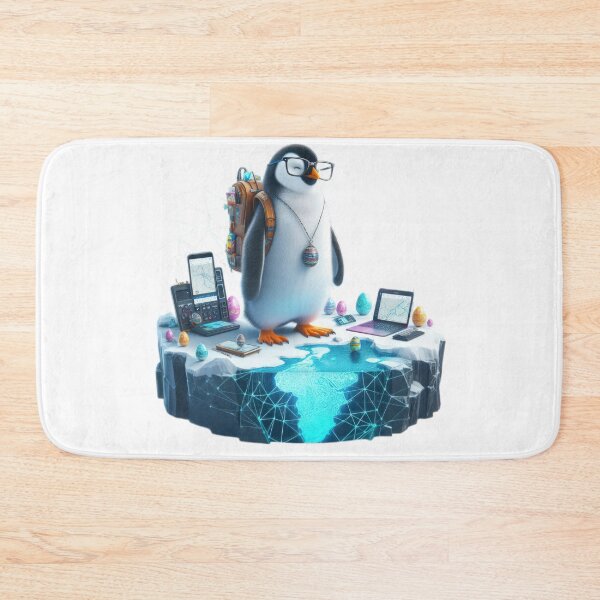 Item preview, penguin with internet  Easter Funny animals designed and sold by Expressions-Sel.