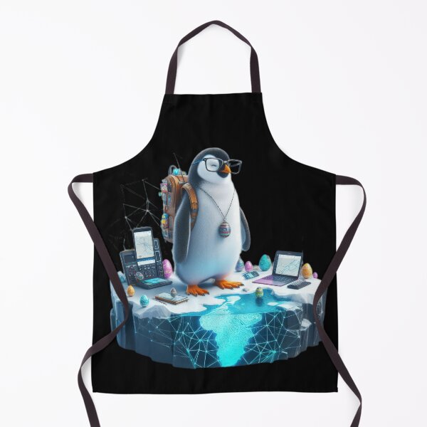 Item preview, penguin with internet  Easter Funny animals designed and sold by Expressions-Sel.