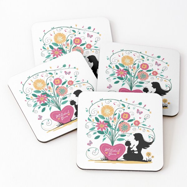 Item preview, Whimsical Motherhood Blooms: Vibrant Floral Illustration for Mother's Day designed and sold by HahaHandlesHub.