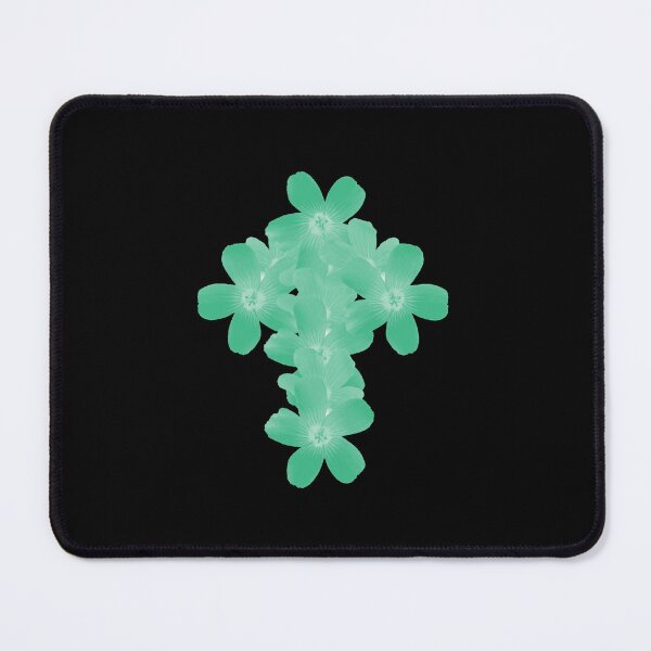 Item preview, Geometric Floral Crucifix Gothic Idea Really Intense Green designed and sold by somersbyman.