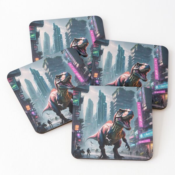 Item preview, T-Rex in Cyberpunk City designed and sold by Marcicev-Bojan.