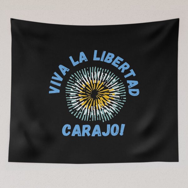 Item preview, Viva la libertad carajo Javier Milei designed and sold by Printperium.