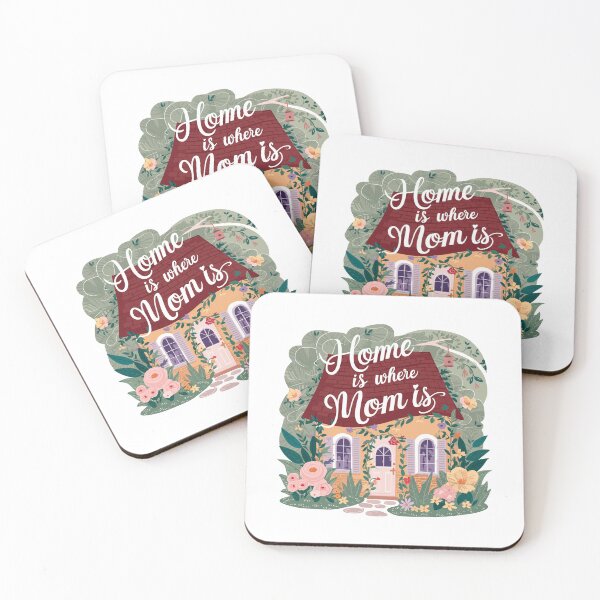Item preview, Charming Home is Where Mom Is: Mother's Day Illustration designed and sold by HahaHandlesHub.