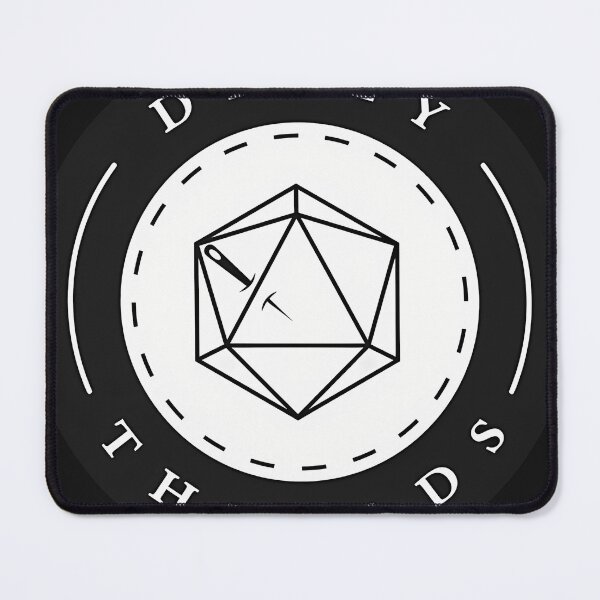 Item preview, Dicey Threads D20 Logo designed and sold by DANI66LOS.