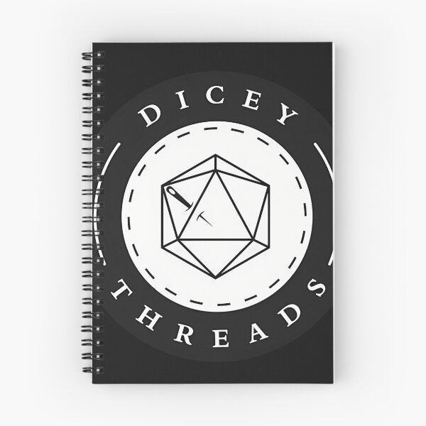 Item preview,  Dicey Threads D20 Logo designed and sold by DANI66LOS.
