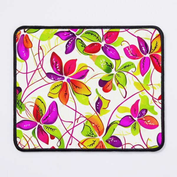 Item preview, Retro Colours Flower Pattern designed and sold by Sol-threads.